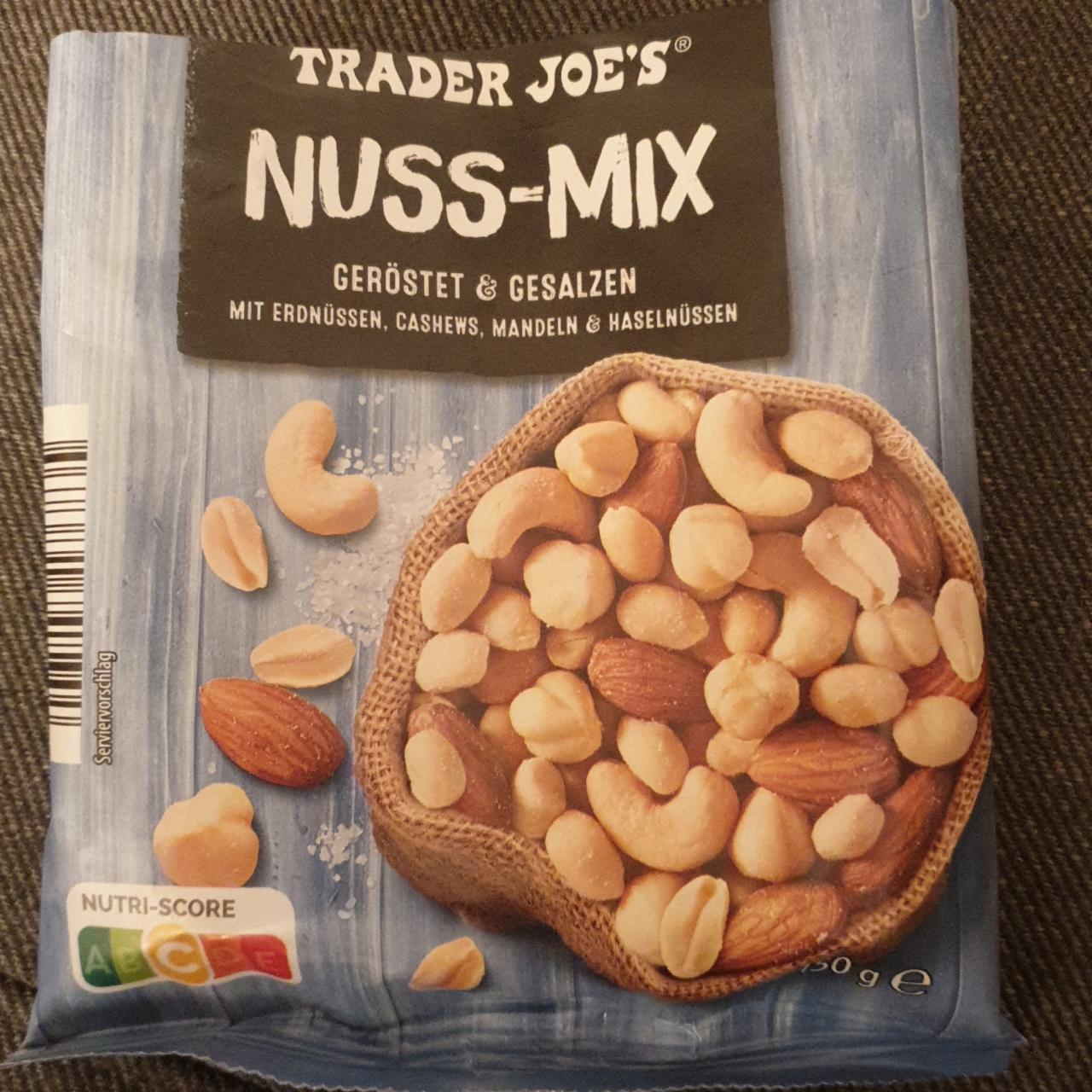 Fotografie - Nuss-Mix Geröstet & Gesalzen Trader Joe's