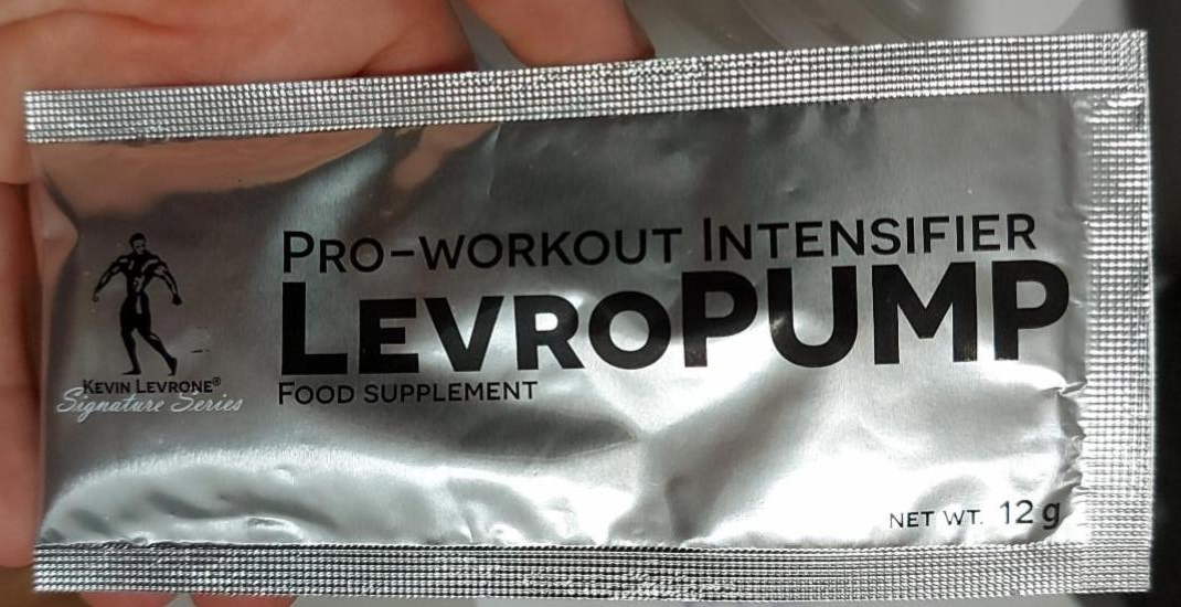 Fotografie - LevroPump Pro-workout intensifier