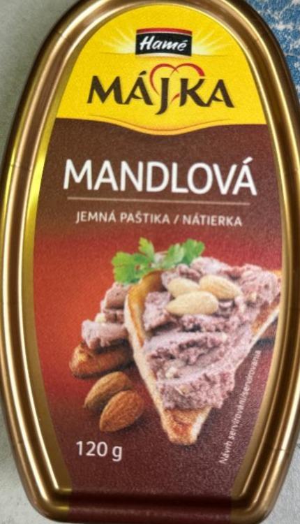 Fotografie - Májka mandlová paštika