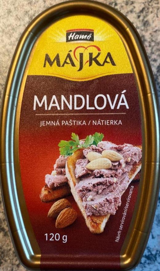 Fotografie - Májka mandlová paštika