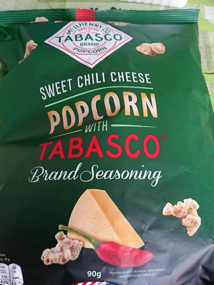 Fotografie - Sweet chili cheese popcorn with tabasco