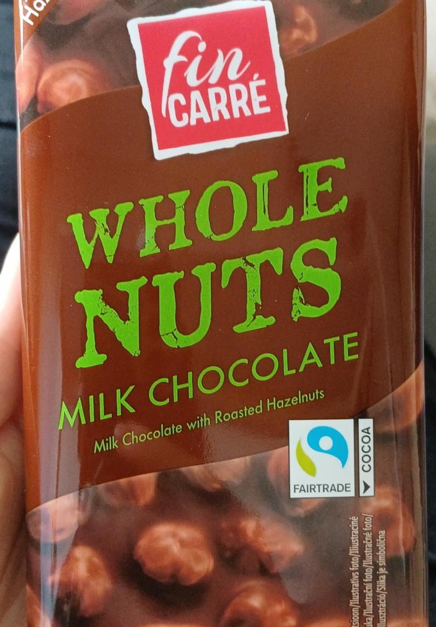 Fotografie - Whole Nuts Milk Chocolate Fin Carré