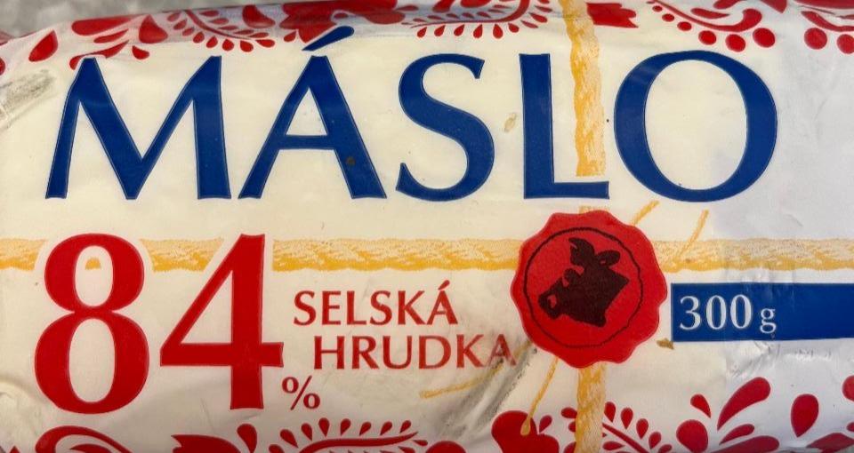 Fotografie - maslo selská hrudka 82%