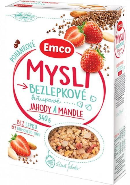 Fotografie - Emco Mysli Pohánkové jahoda a mandle bezlepkové