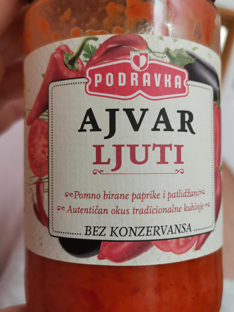 Fotografie - Ajvar ljuti Podravka