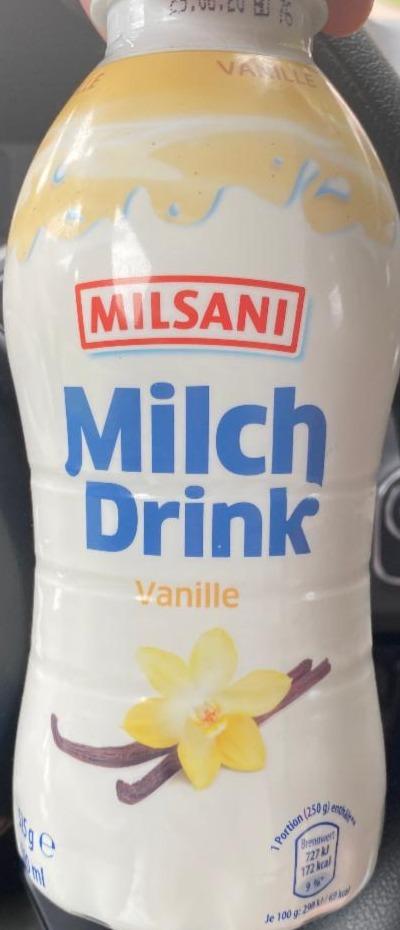 Fotografie - Milsani Milch Drink Vanille