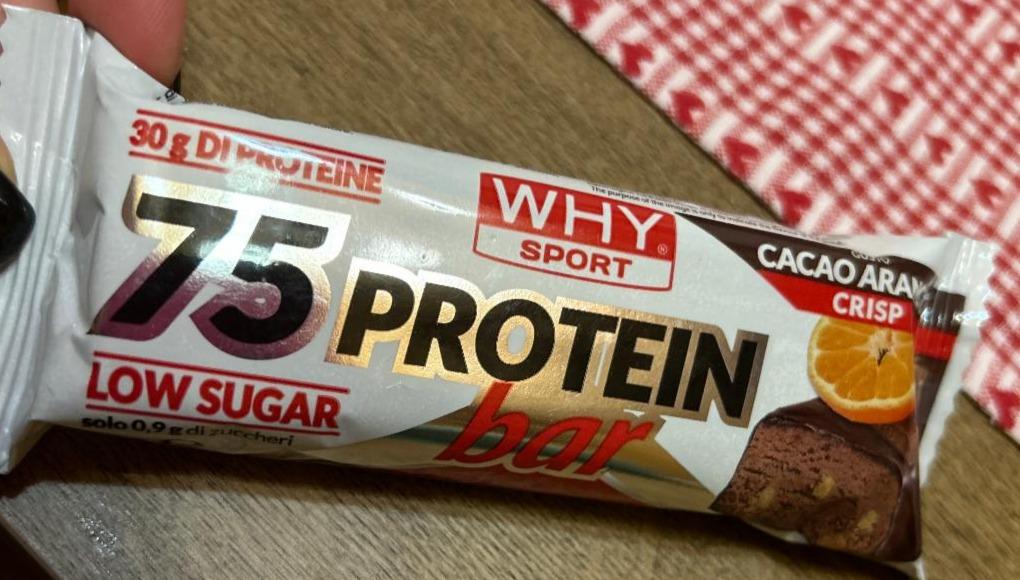 Fotografie - 75 protein bar Why Sport