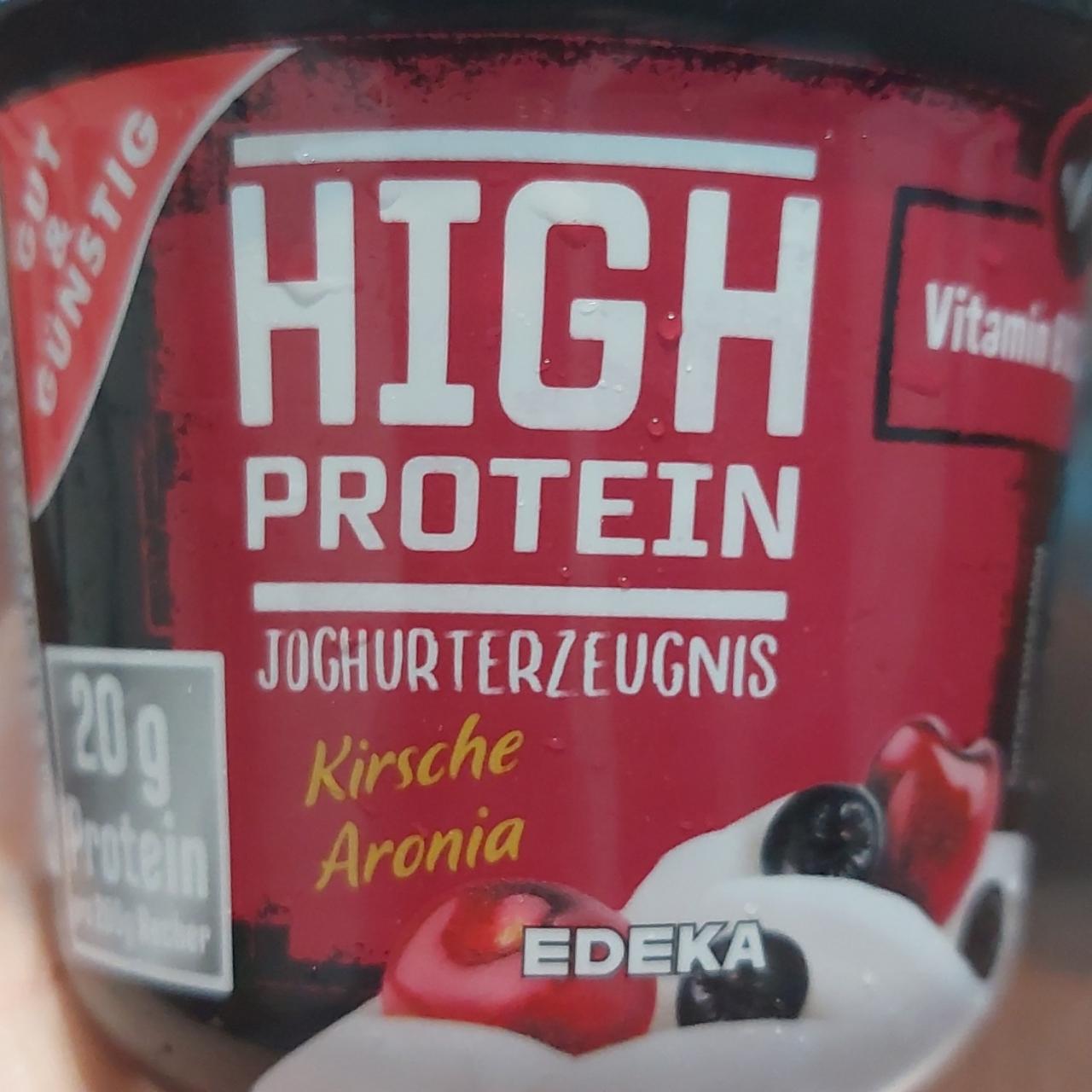 Fotografie - High Protein Joghurterzeugnis Kirsche Aronia Gut & Günstig