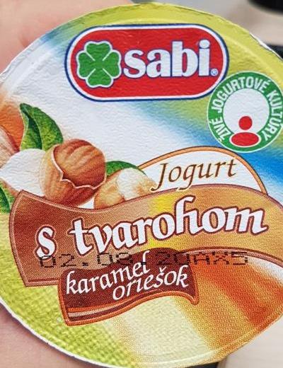 Fotografie - Sabi jogurt tvarohový karamel oriešok