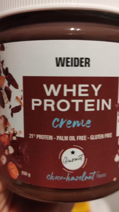 Fotografie - Weider Whey protein creme choco-hazelnut