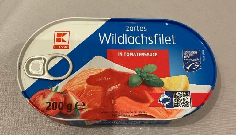 Fotografie - Zartes Wildlachsfilet in tomatensauce K-Classic