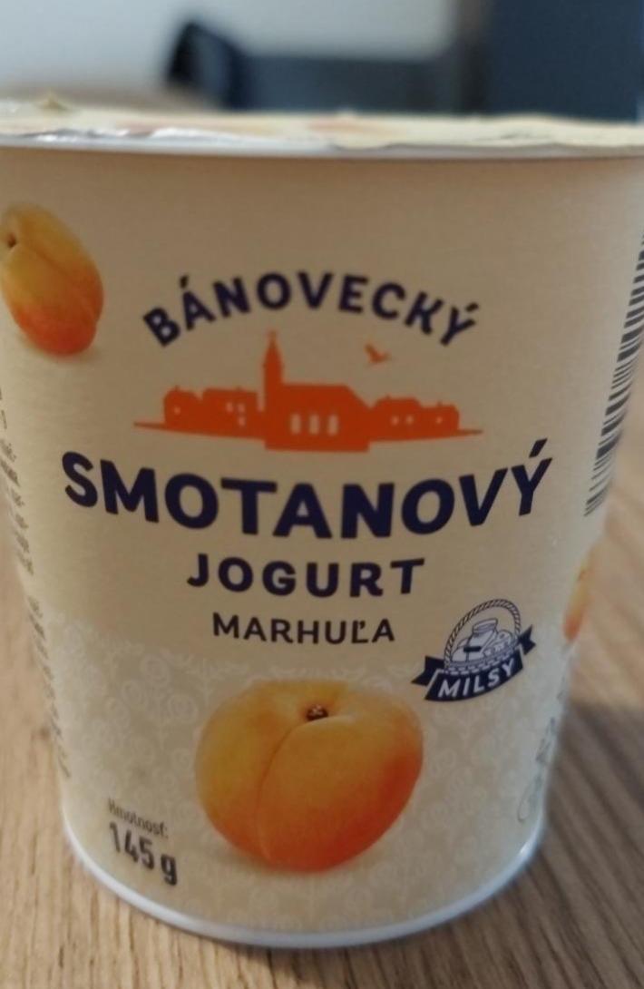 Fotografie - Bánovecký smotanový jogurt marhuľa