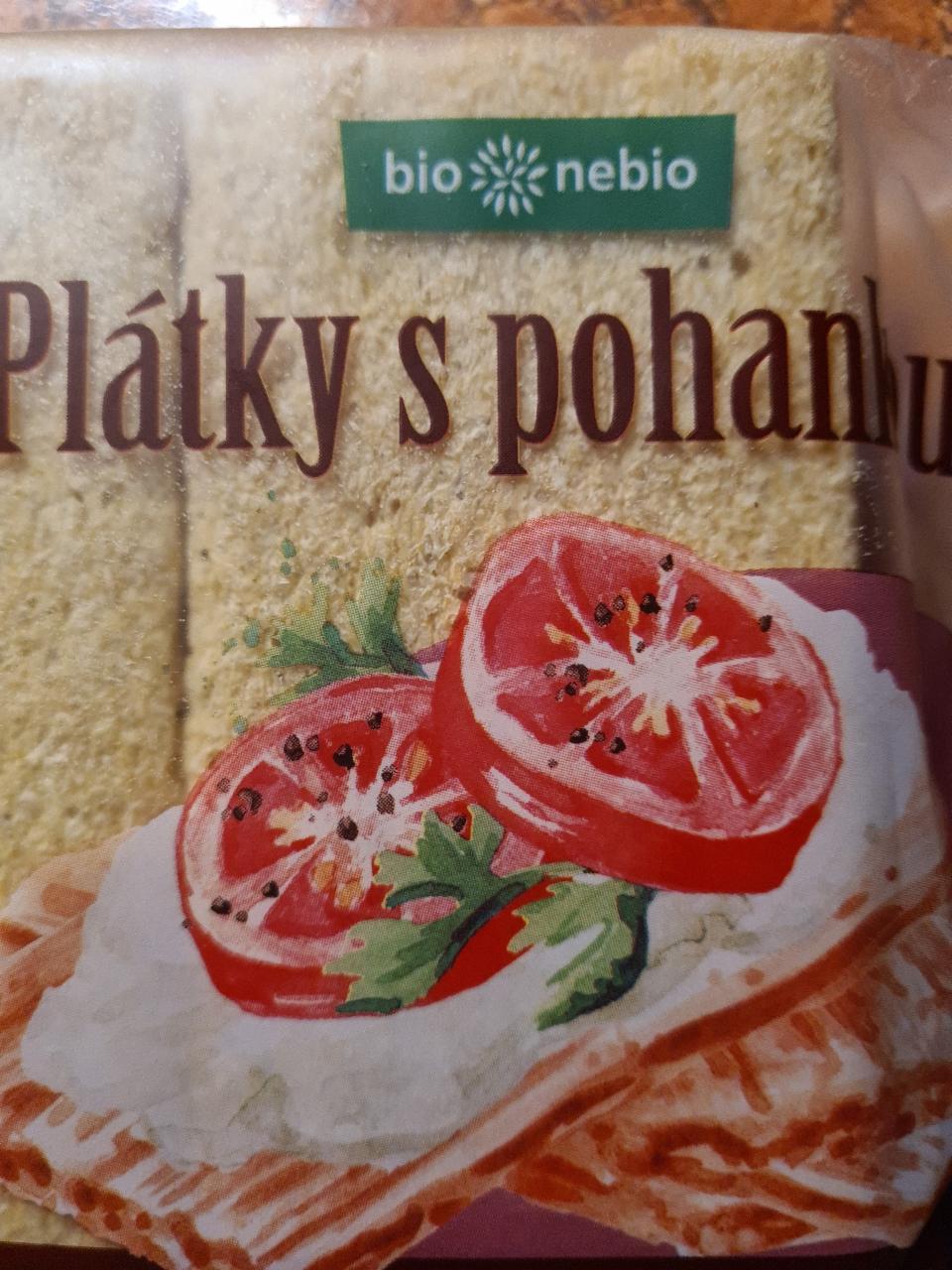 Fotografie - bio plátky pohankové bio nebio