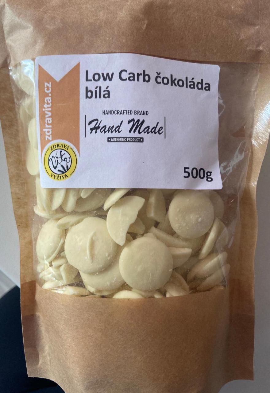 Fotografie - Low Carb čokoláda bíla Zdravita