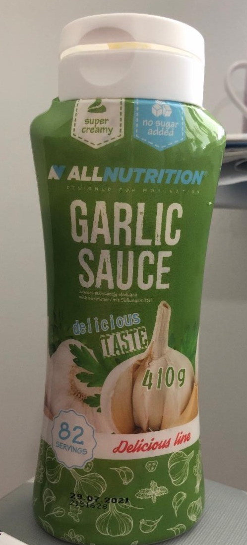 Fotografie - allnutrition garlic sauce