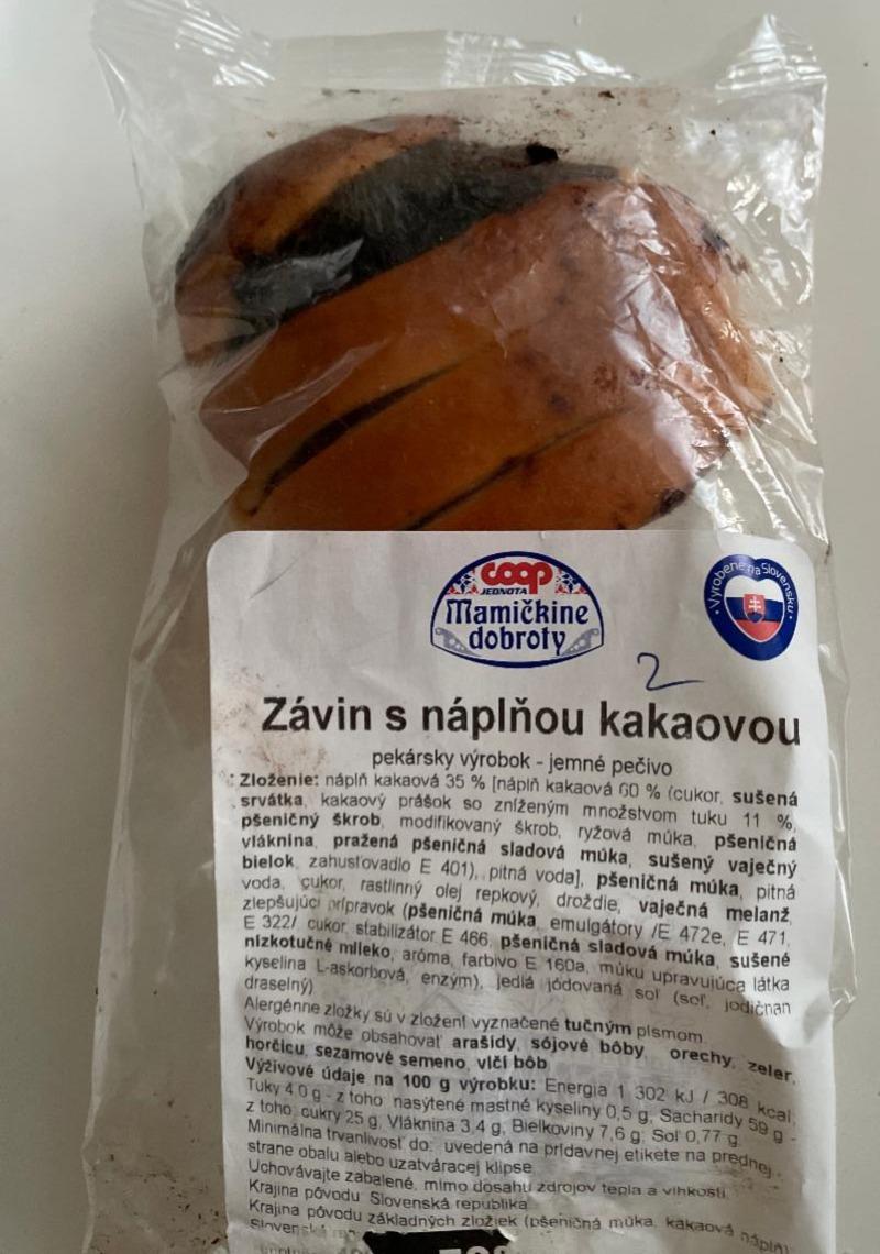 Fotografie - Závin s náplňou kakaovou Coop Mamičkine dobroty