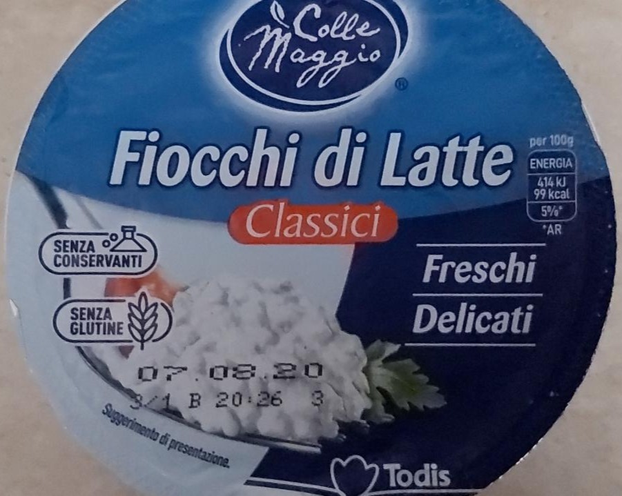 Fotografie - fiocchi di latte classici