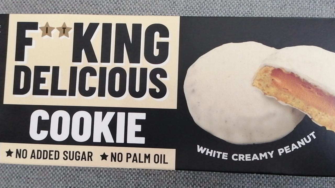 Fotografie - F**cking Delicious cookie White Creamy Peanut