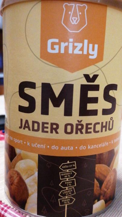 Fotografie - Směs jader ořechů Grizly