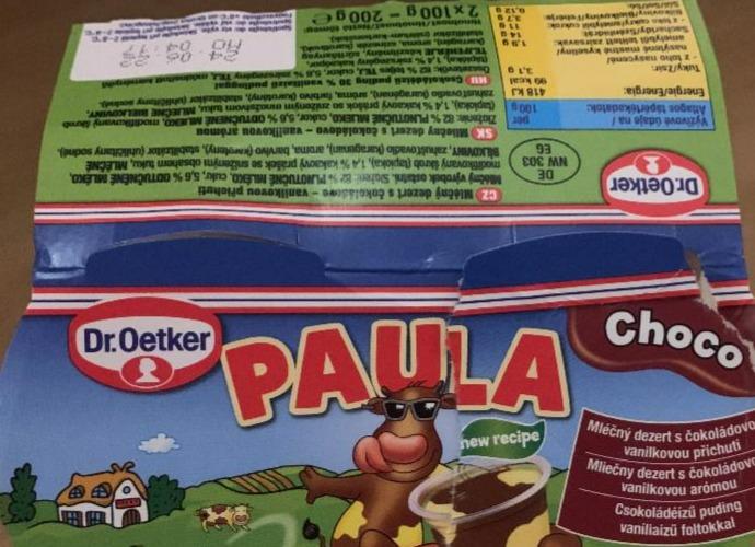 Fotografie - Paula puding čokoláda Dr.Oetker