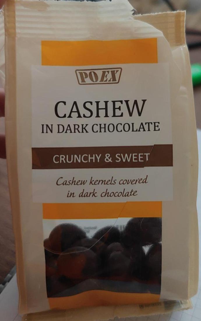 Fotografie - Cashew in dark chocolate