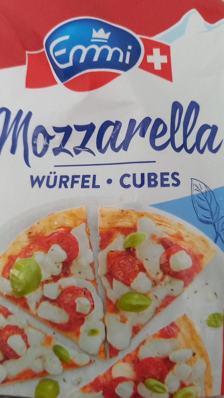 Fotografie - Mozzarela würfel cubes emmi