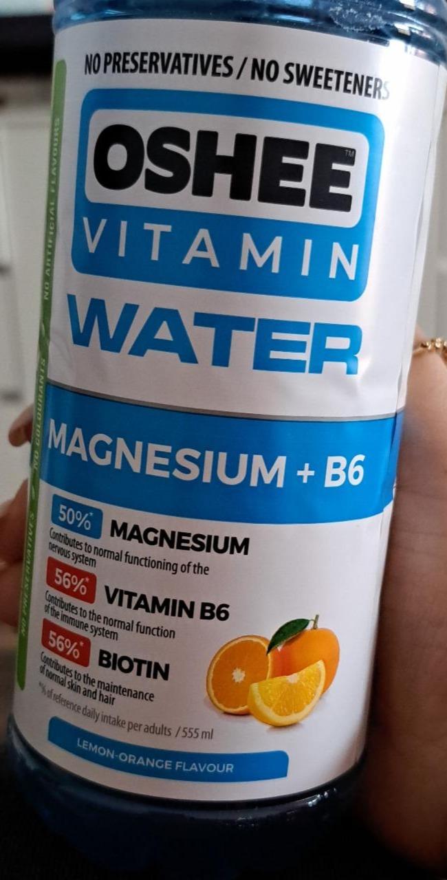 Fotografie - Oshee Vitamin Water Magnesium + B6 Lemon Orange
