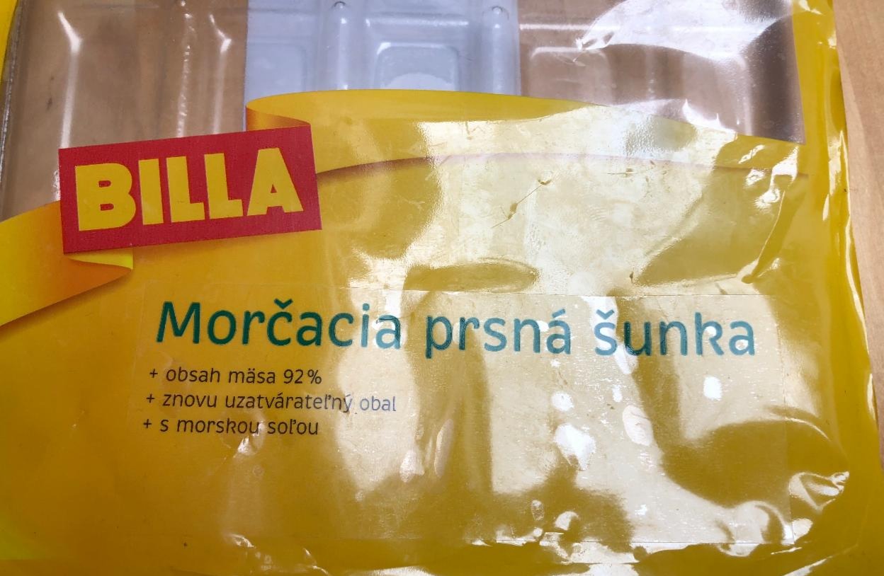 Fotografie - Billa morčacia prsná šunka