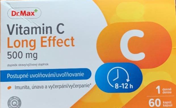 Fotografie - Vitamin C Long Effect 500mg Dr.Max
