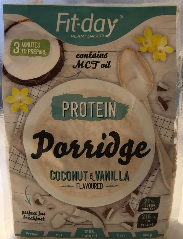 Fotografie - Fit-day Protein Porridge coconut & vanilla