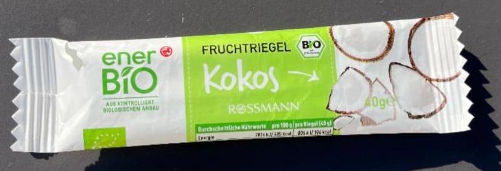 Fotografie - Fruchtriegel Kokos enerBio Rossmann