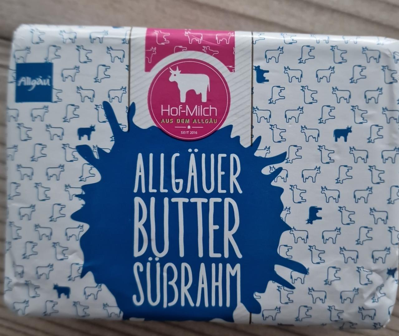 Fotografie - Allgäuer Butter Süßrahm Hof-Milch