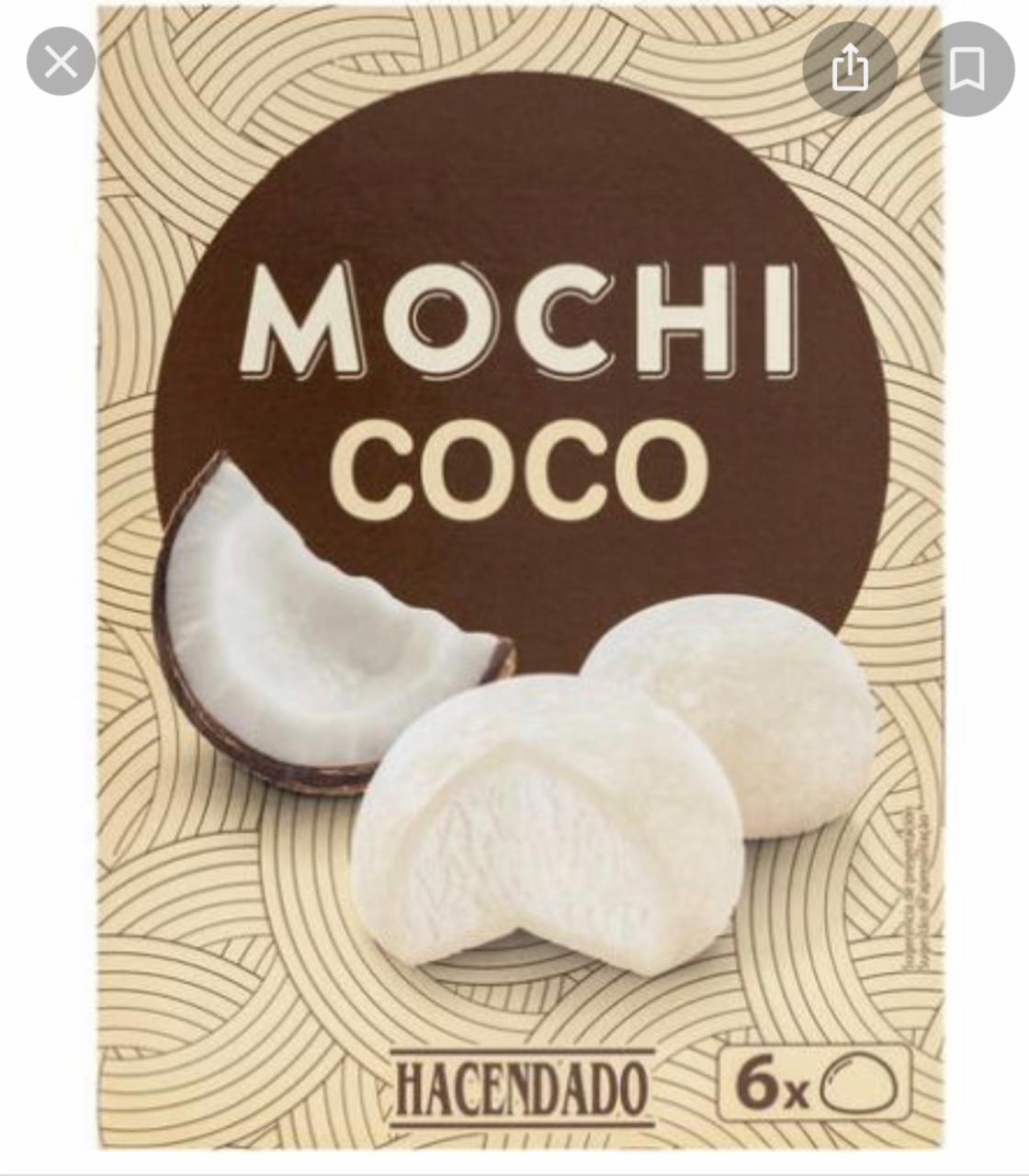 Fotografie - mochi helado con coco