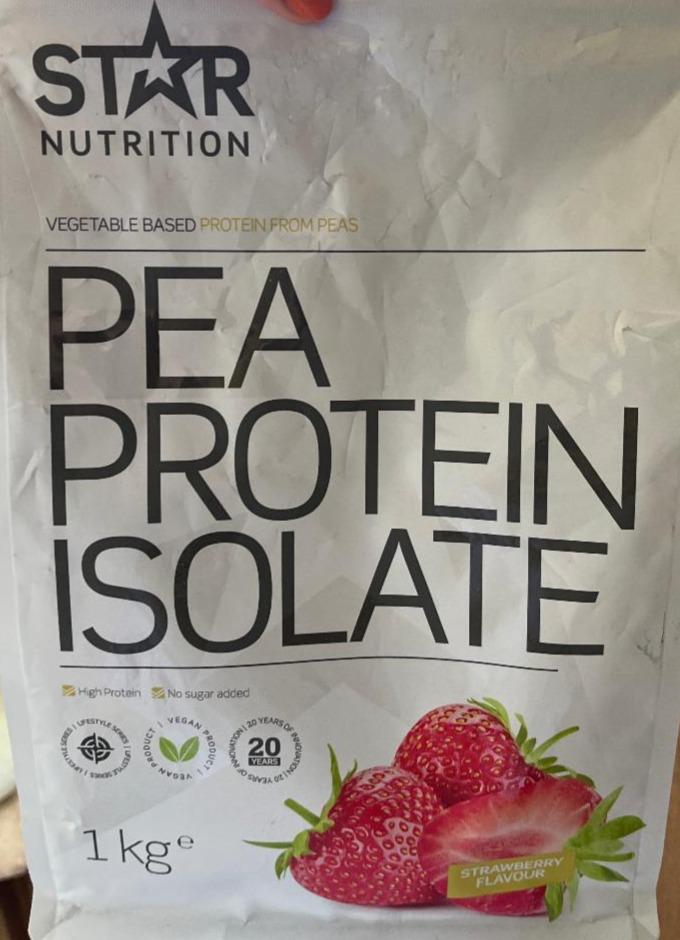 Fotografie - Pea Protein Isolate Strawberry Flavour Star Nutrition