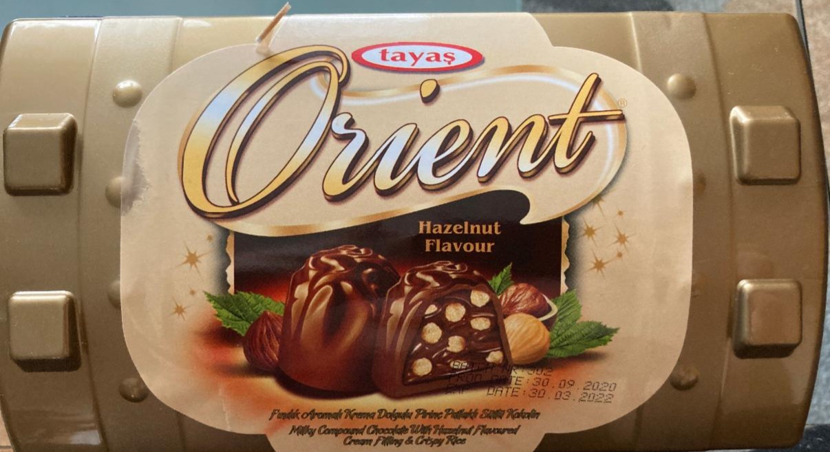 Fotografie - Orient hazelnut flavour