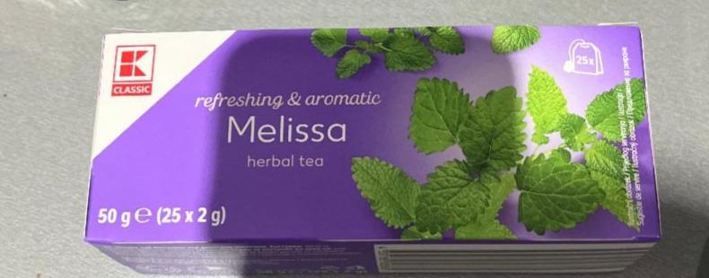 Fotografie - Melissa herbal tea K-Classic
