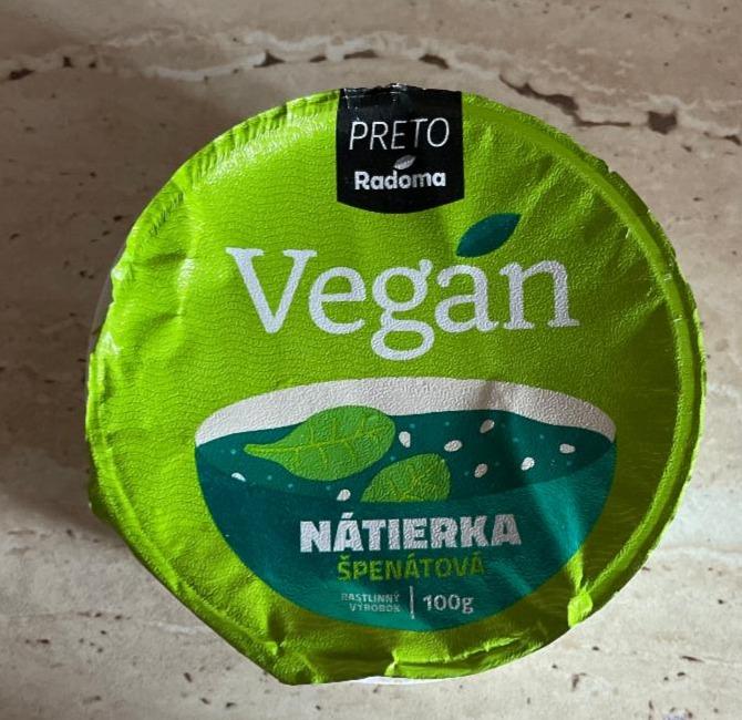 Fotografie - Vegan nátierka špenátová Preto Radoma