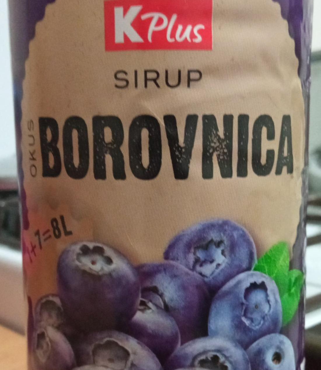 Fotografie - Sirup Borovnica KPlus