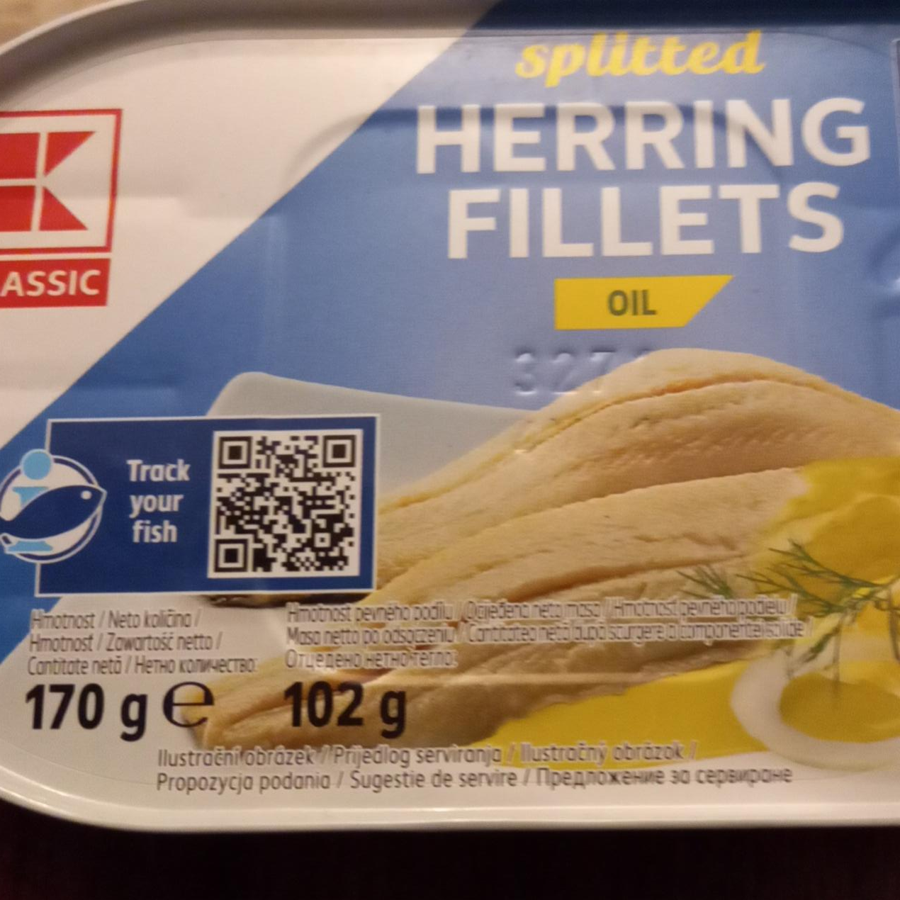 Fotografie - Herring fillets oil K-Classic