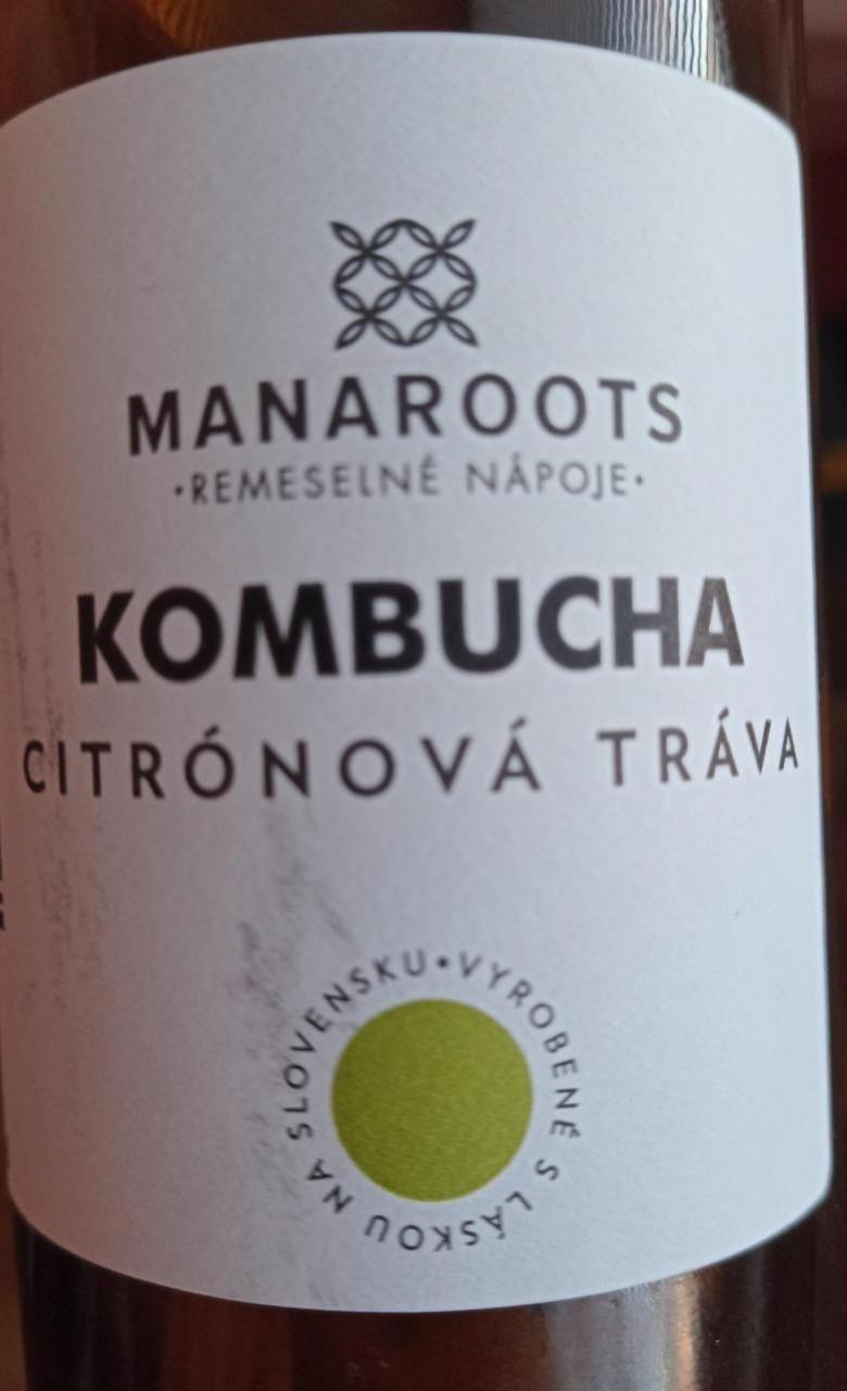 Fotografie - manaroots kombucha citrónová tráva