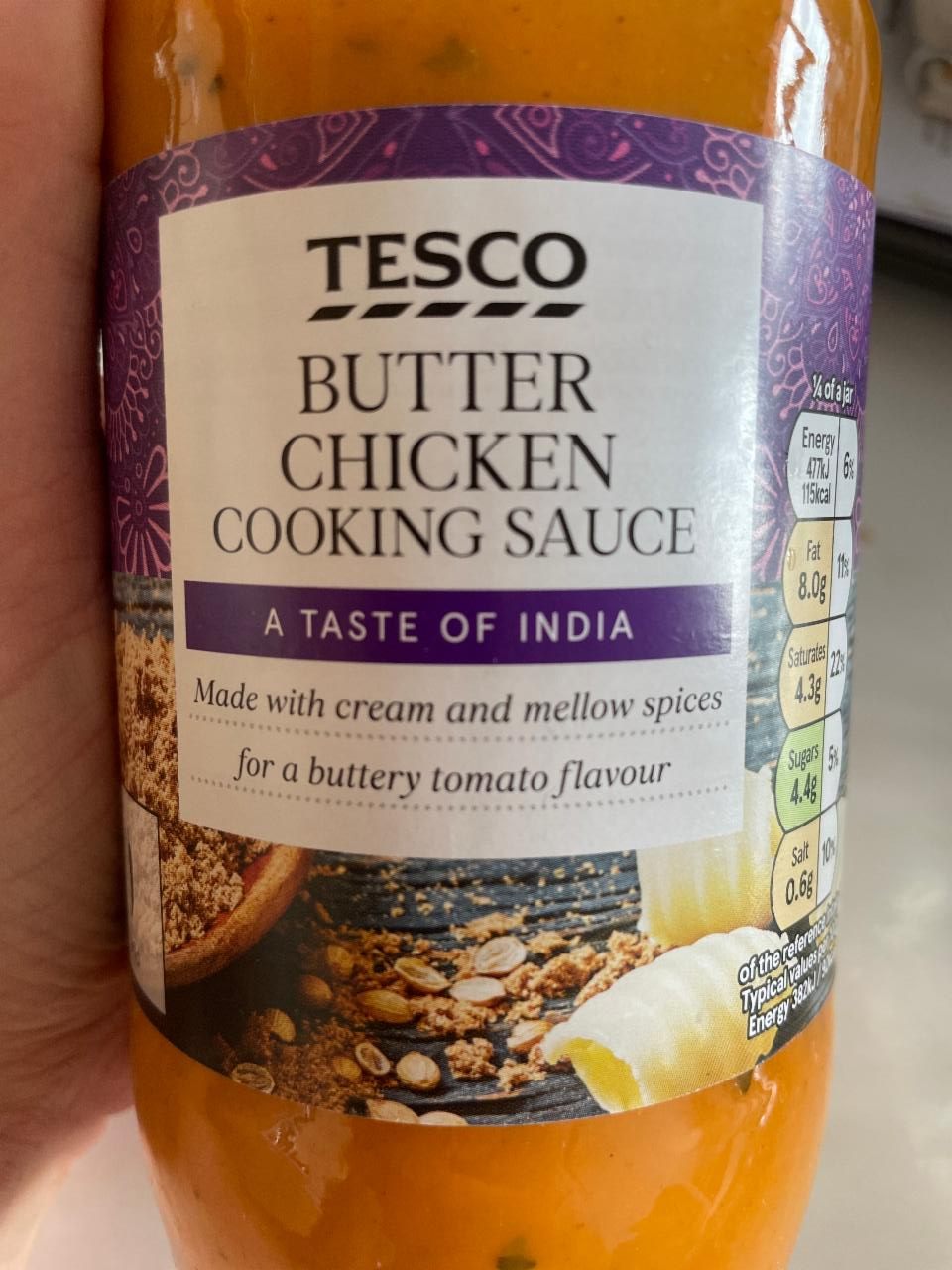 Fotografie - butter chicken cooking sauce Tesco