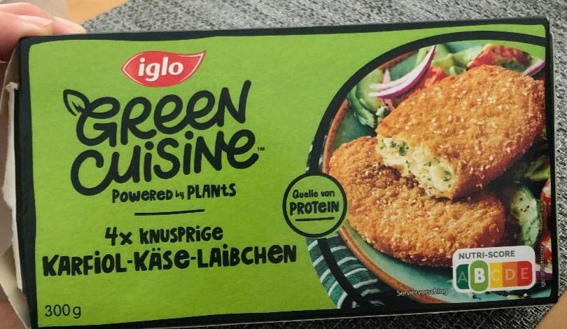 Fotografie - Green Cuisine Karfiol-Käse-Laibchen Iglo