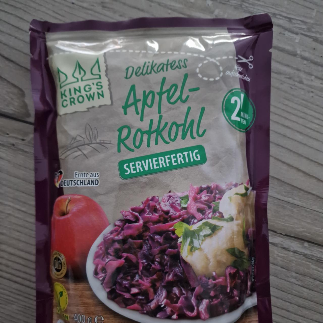 Fotografie - Delikatess Apfel - Rotkohl King´s Crown