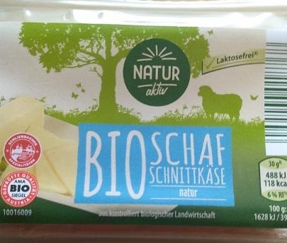 Fotografie - Bio Schaf Schnittkäse Natur aktiv