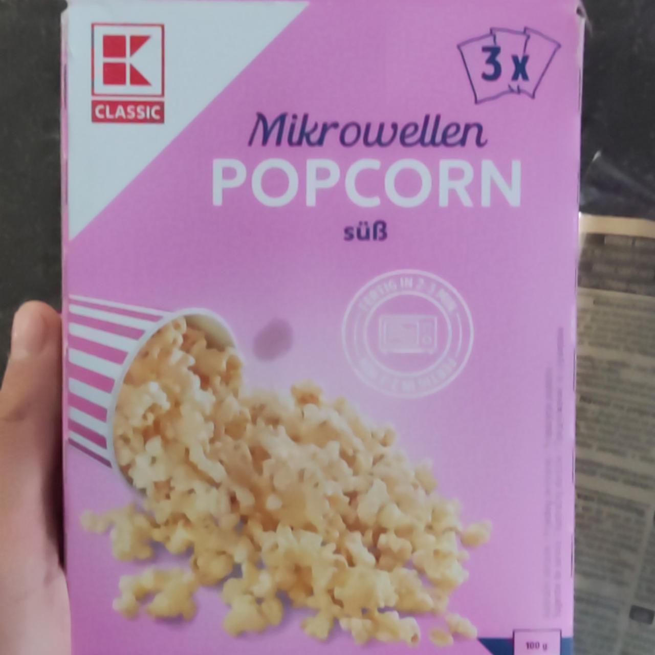 Fotografie - Mikrowellen Popcorn süß K-Classic