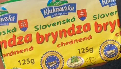 Fotografie - bryndza Kluknavska