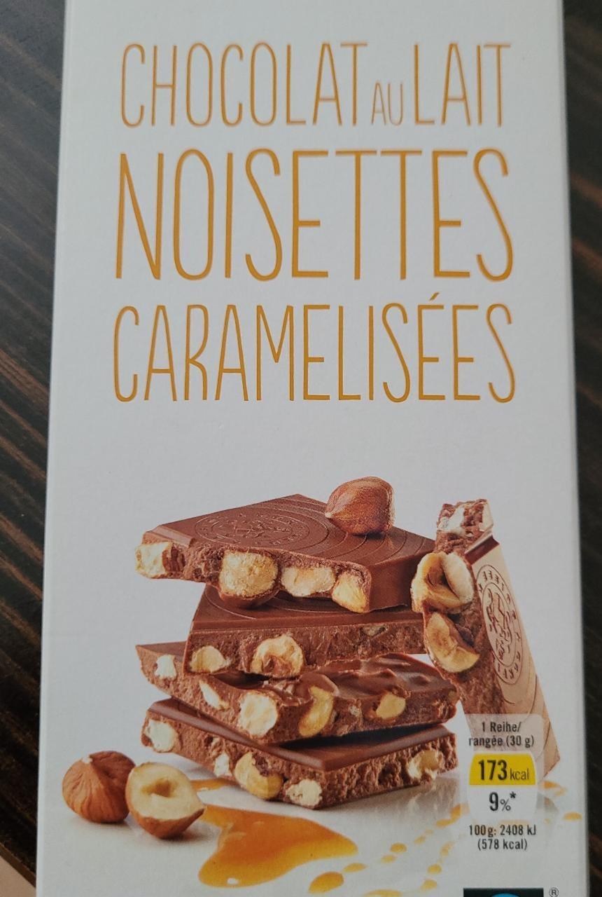 Fotografie - Chocolat au lait noisettes caramélisées Coop Naturaplan