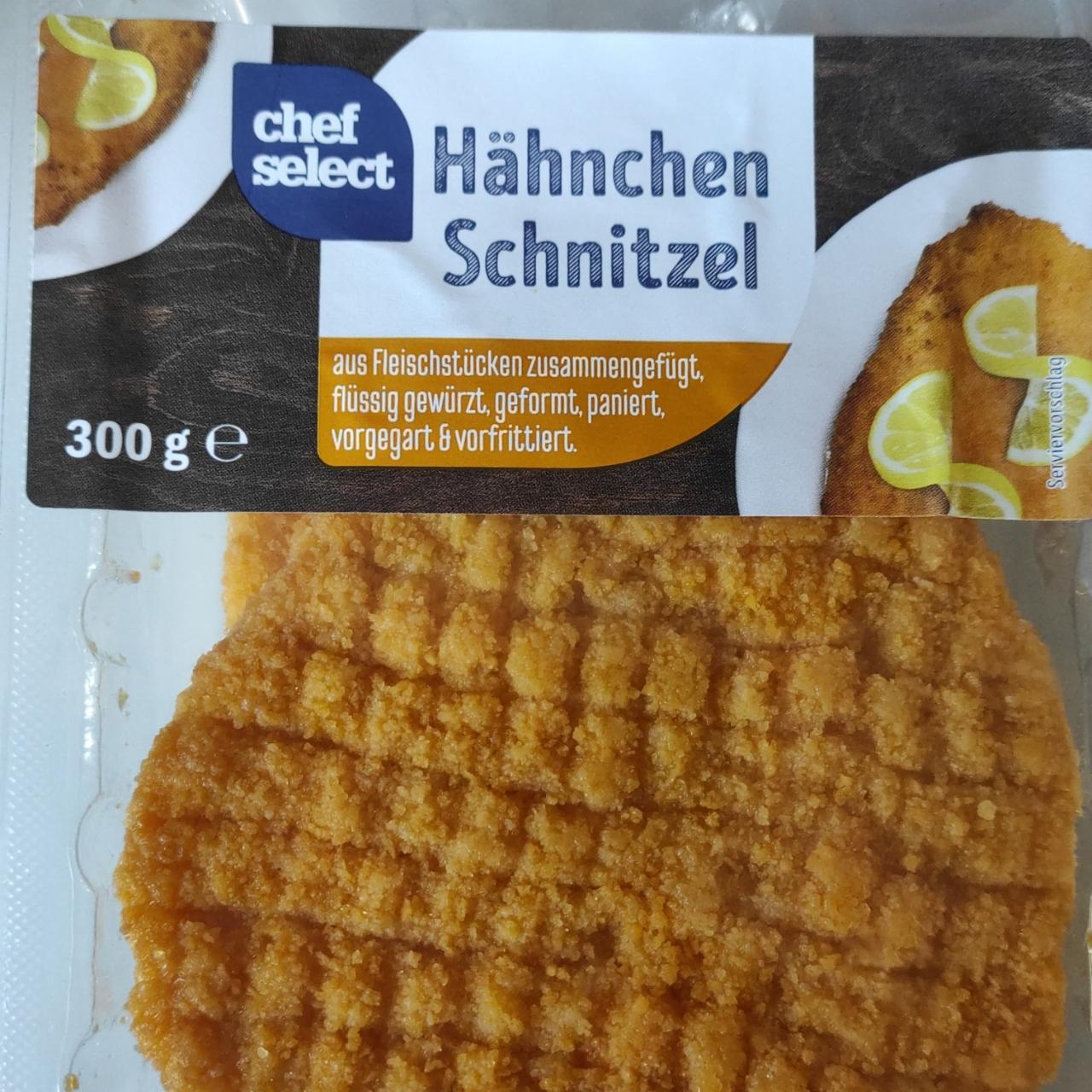 Hähnchen Schnitzel Chef Select - nutričné kalórie, kJ a hodnoty