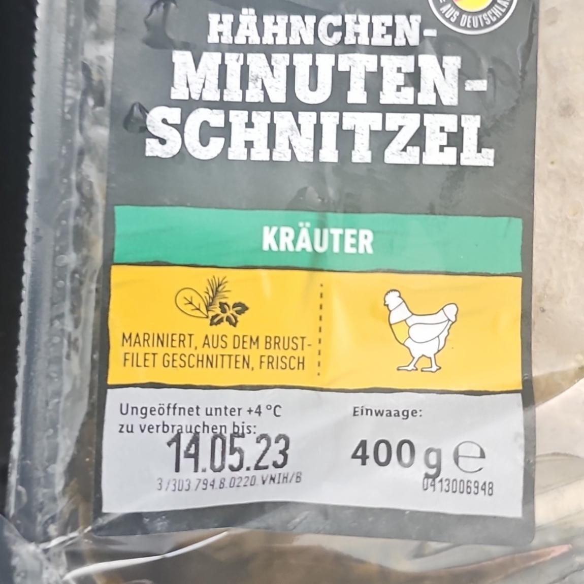 Fotografie - Hähnchen minuten Schnitzel Kräuter