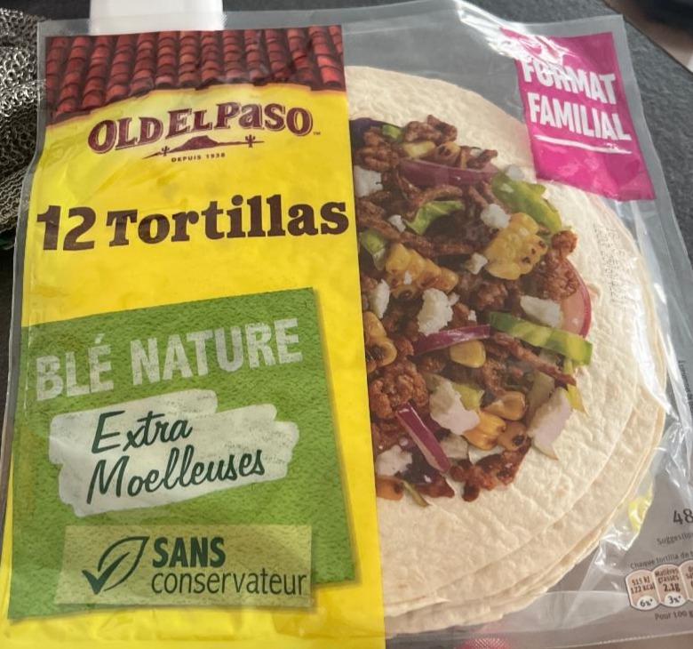 Fotografie - 12 Tortillas Blé Nature Old El Paso